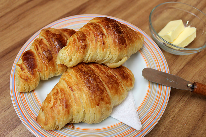 Croissant com Fermento Natural