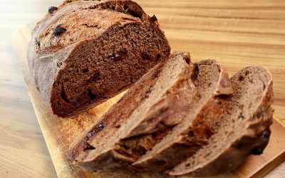 Pão de Cacau com Chocolate