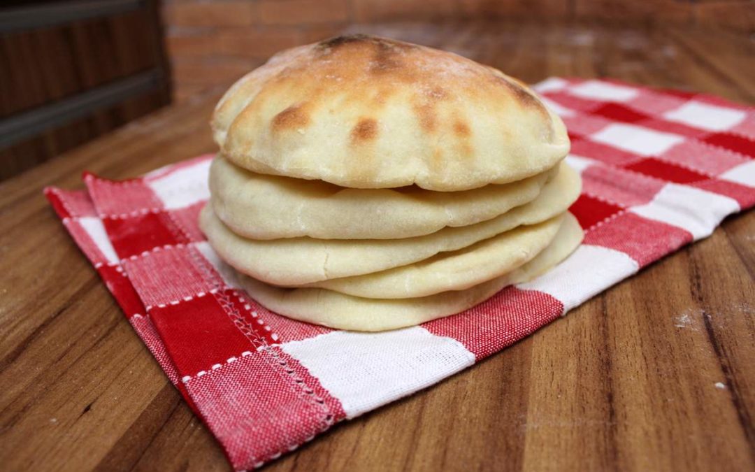 Pita (Pão Sírio ou Pão Árabe)