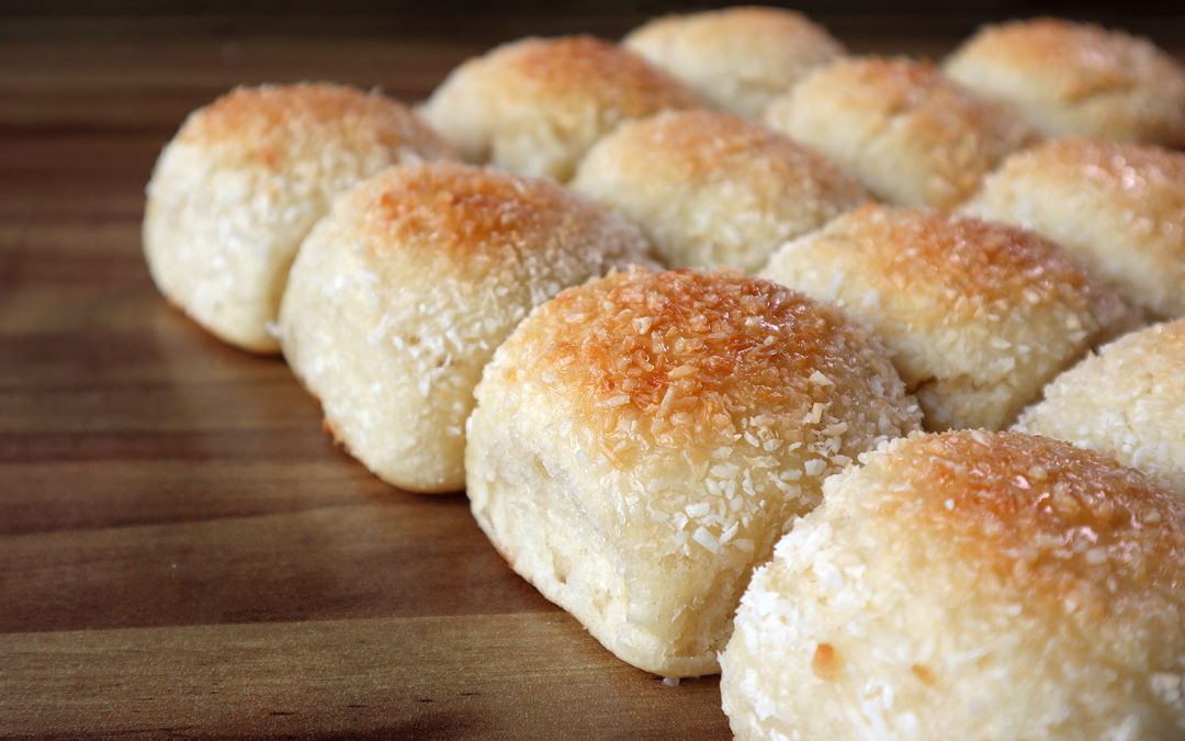 Pão de Coco Vegano